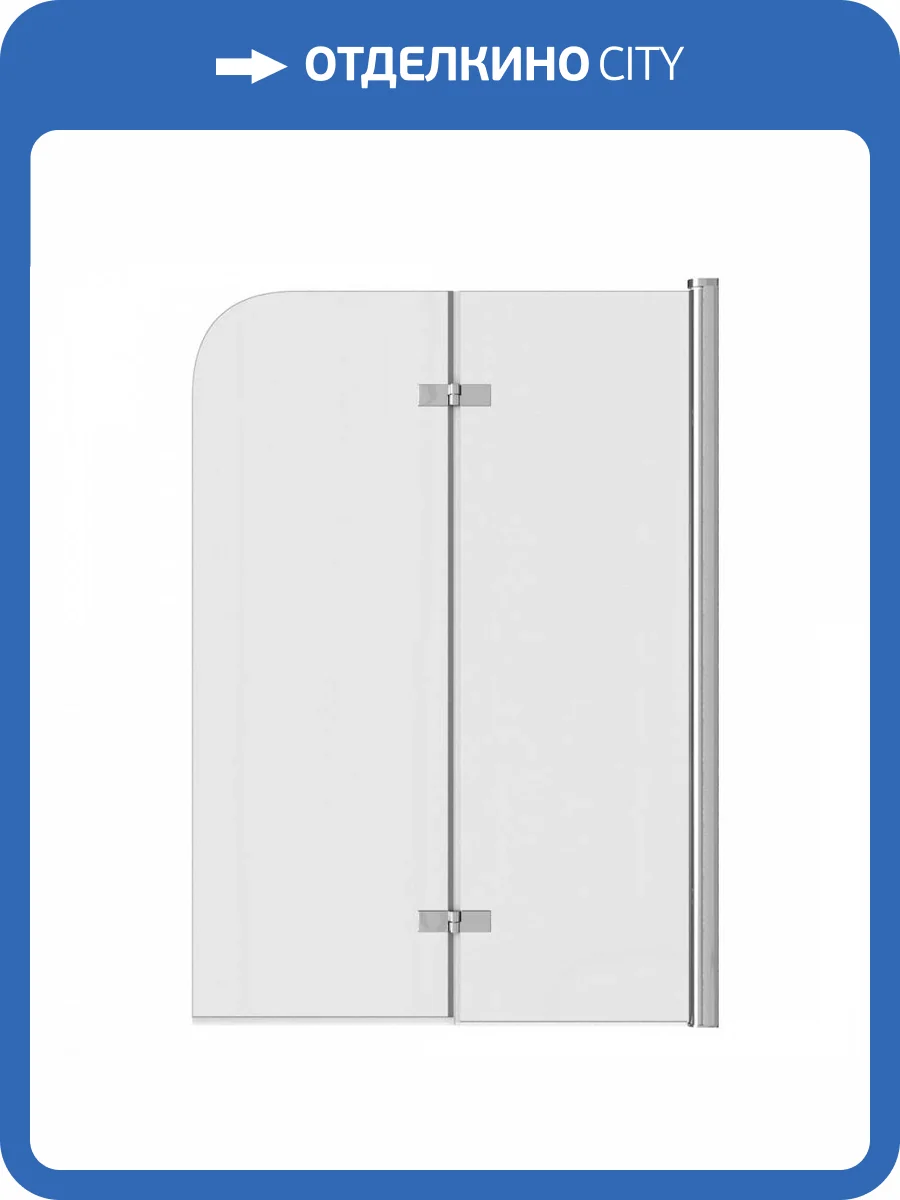 Шторка на ванну Maretti Valentina VA41R100140097-015 профиль хром, стекло прозрачное, 100x140 см фото 10