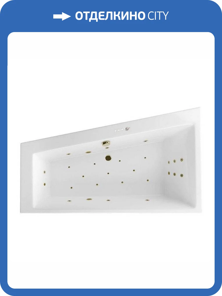 Акриловая ванна Excellent Sfera ULTRA WAEX.SFL17.ULTRA.BR 170x100 левая, бронза фото 4