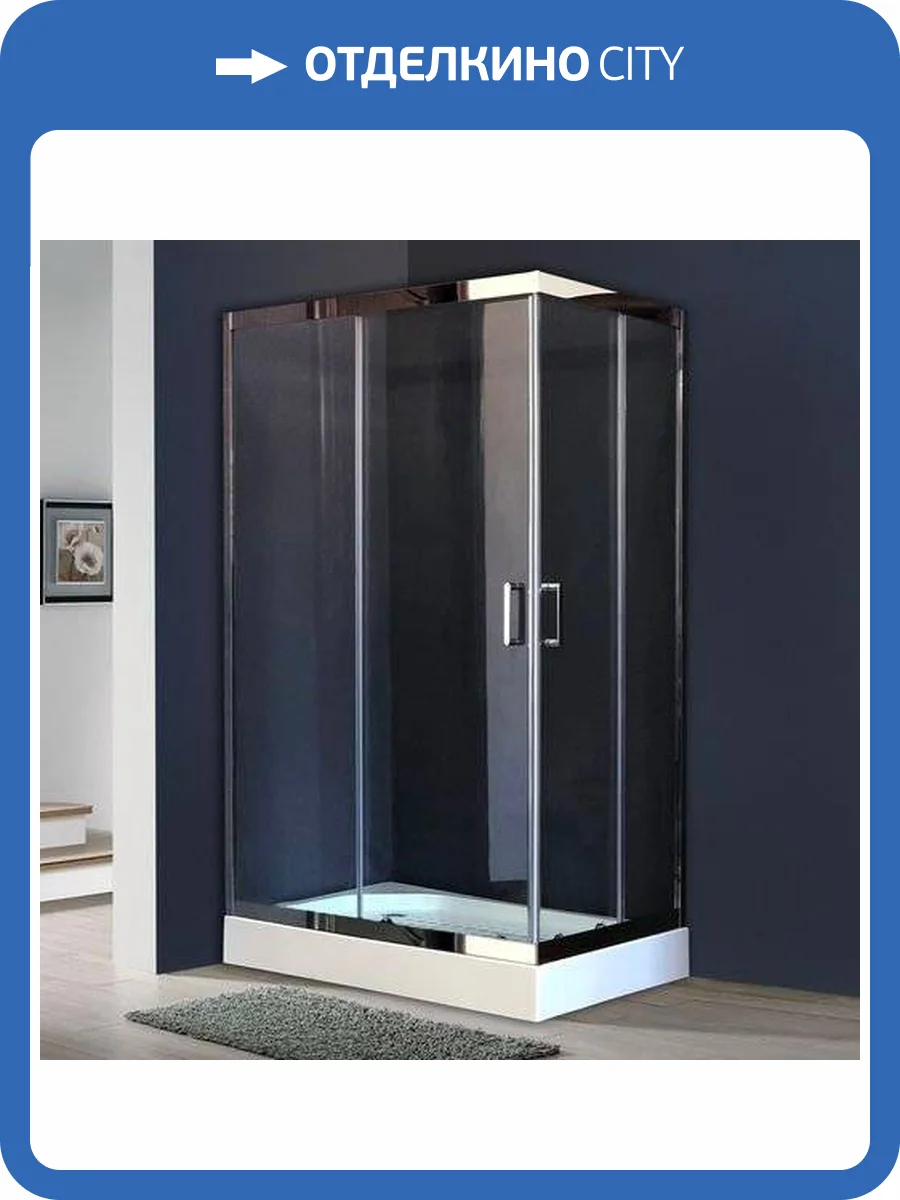 Душевой уголок Royal Bath RB8120HP-T-CH-L с поддоном фото 7