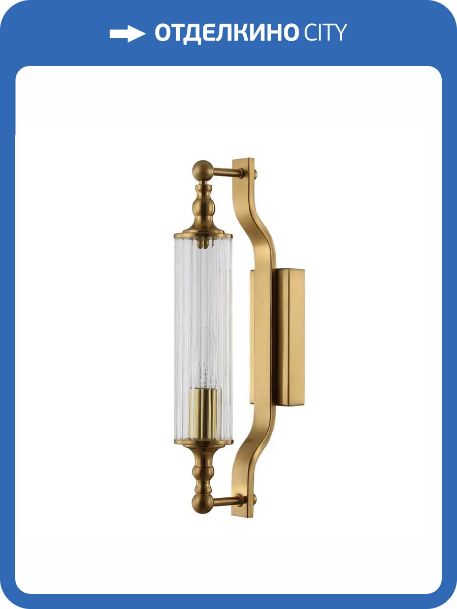 Бра Crystal Lux Tomas Ap1 Brass фото 3