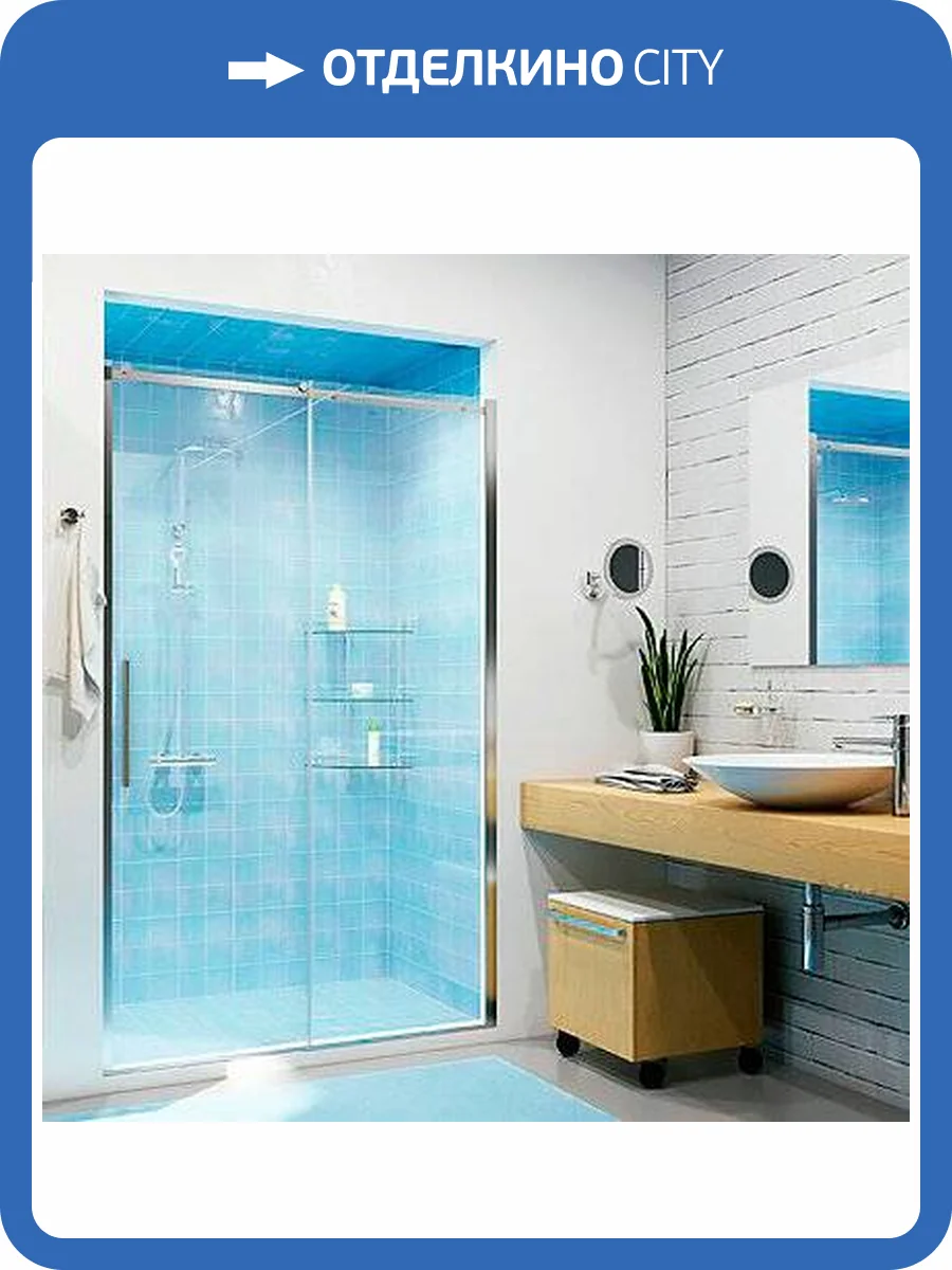 Душевая дверь в нишу Wasserkraft Dinkel 58R31 140 см фото 12