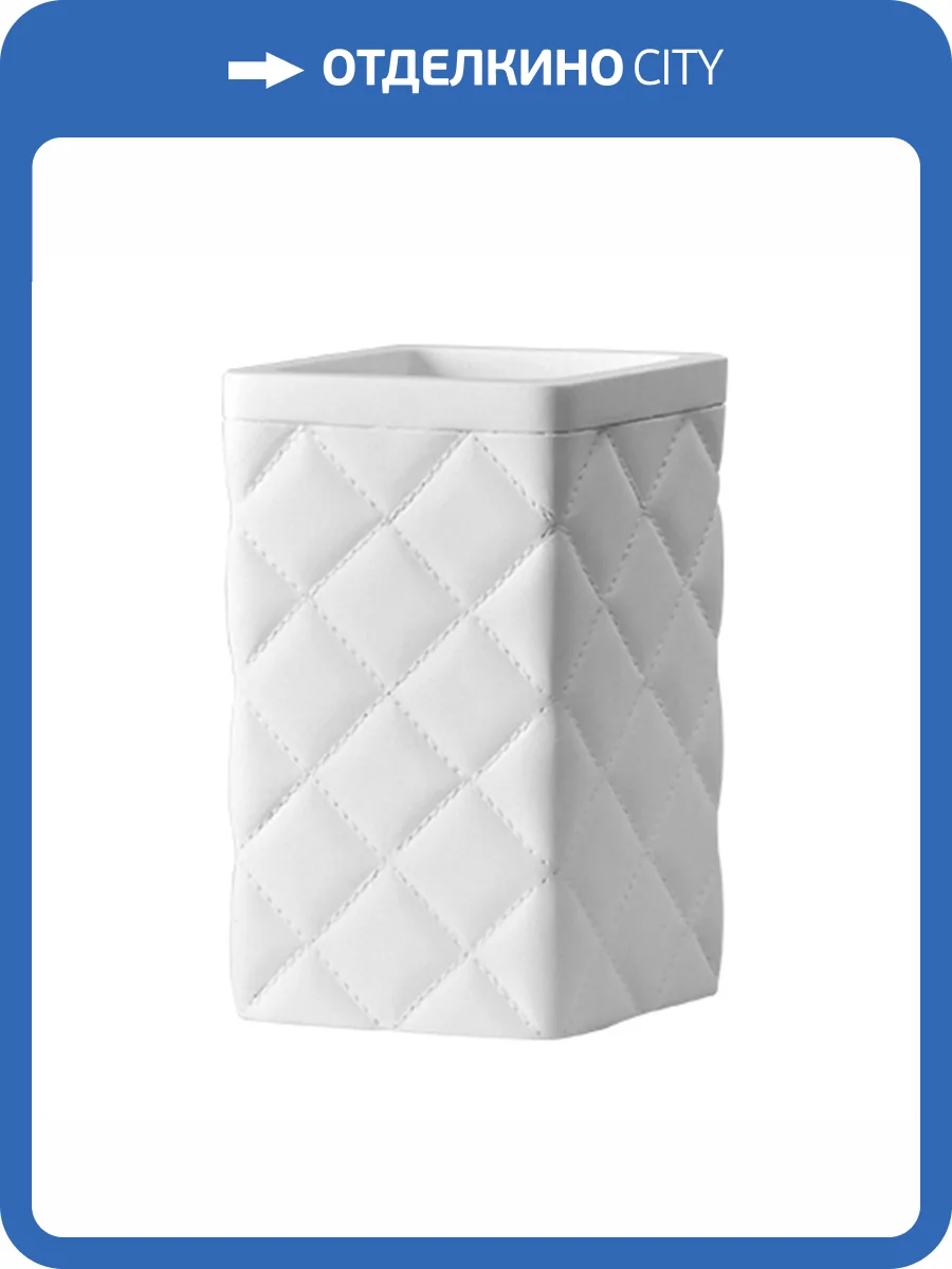 Стакан для зубных щеток Wasserkraft Fulda K-691128 белый фото 3