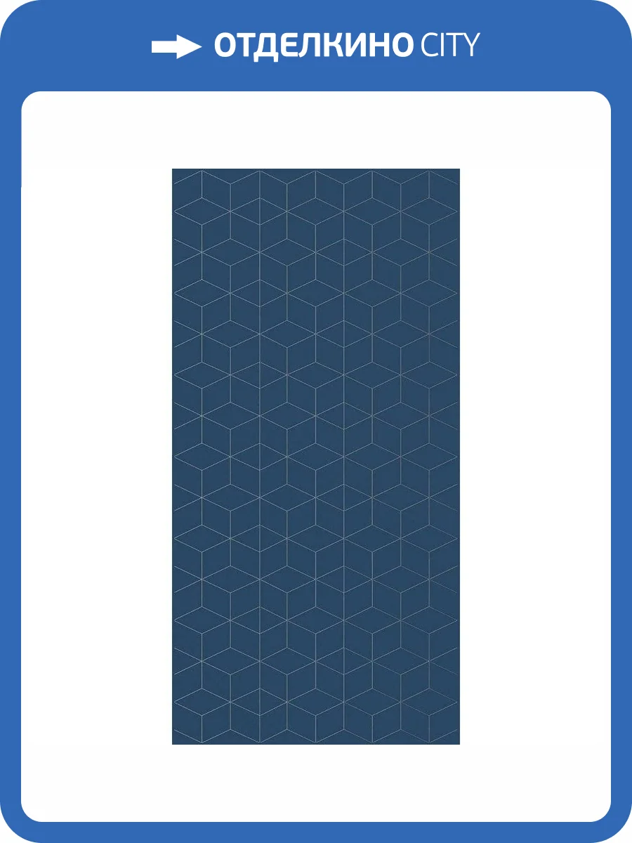 Керамическая плитка Creto Mono 04-01-1-18-03-65-2440-0 Jasmine Geometry Sky 30x60 фото 2