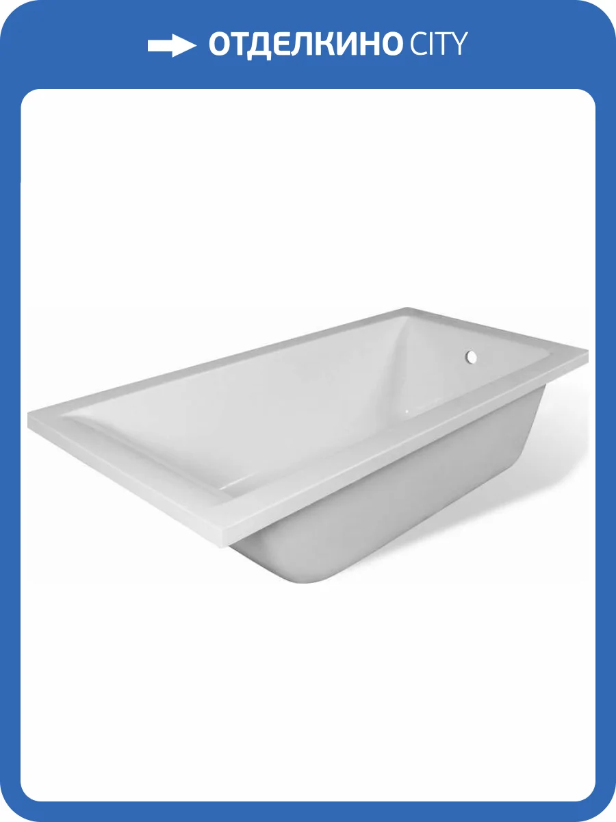 Ванна из искусственного камня Aquanet Bright Stone AQ-00332882 170х75 фото 4