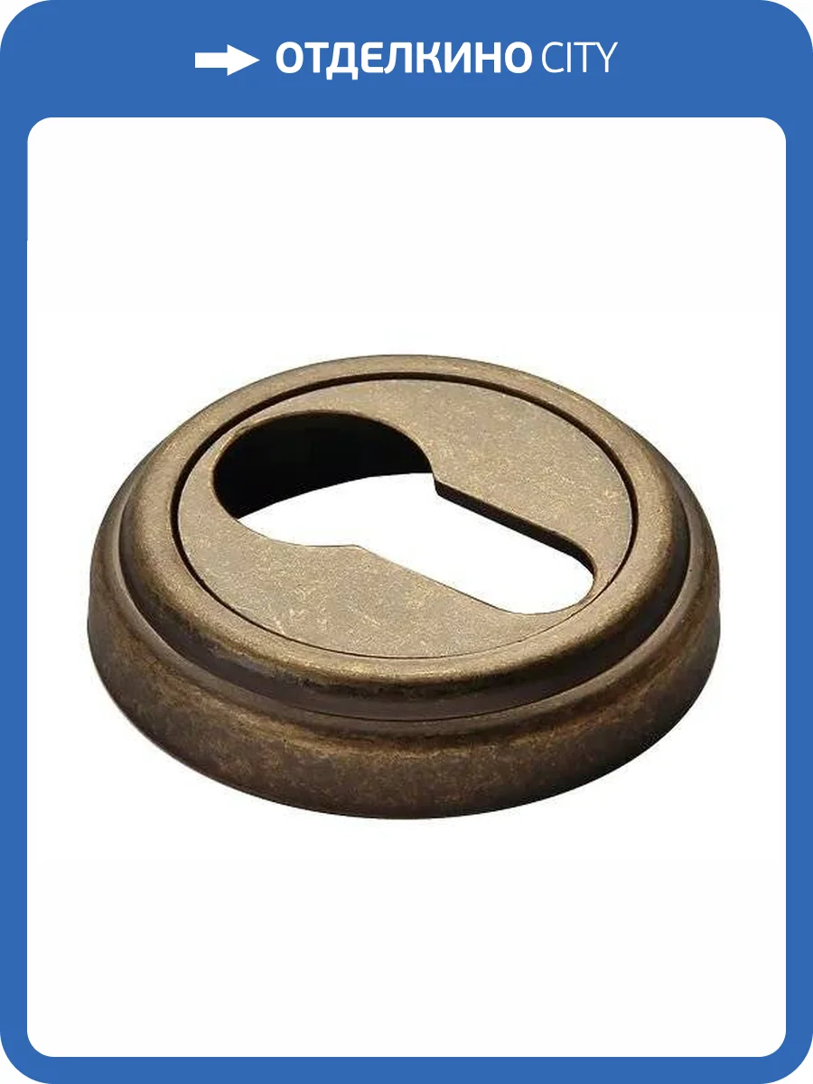 Дверная накладка Morelli MH-KH-CLASSIC OMB старая матовая бронза фото 3