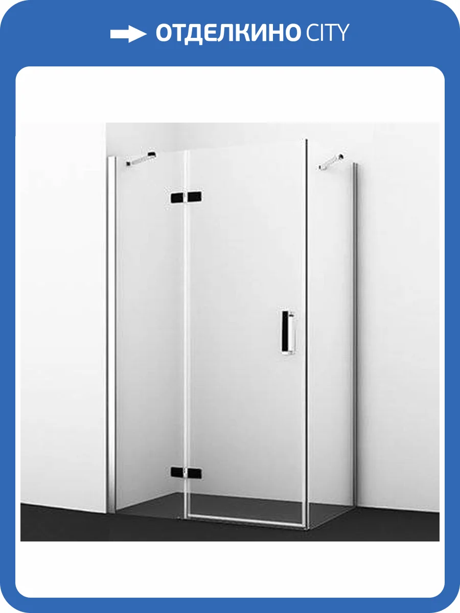 Душевой уголок Wasserkraft Aller 10H06LB black matt, 120x80 см фото 13