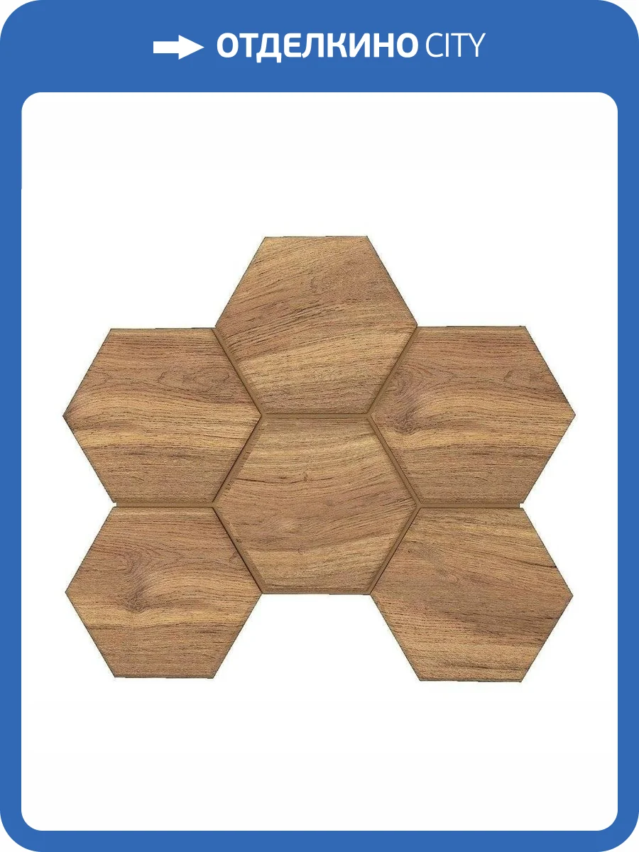 Мозаика Ametis by Estima Selection 39022 Mosaic/SI02_NS/25x28,5x10/Hexagon Eucalyptus 25x28.5 фото 2