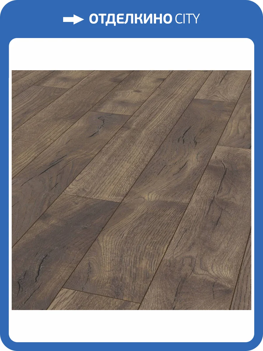 Ламинат My Floor Villa 12/33 M1221 Дуб Темный Петтерсон 1375x188 фото 3