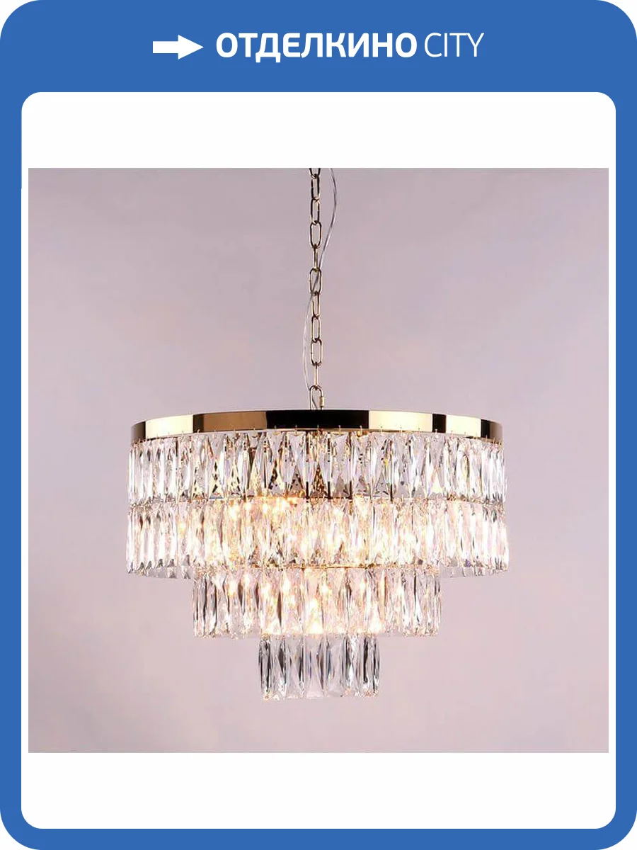 Подвесная люстра Newport 10125+5/C gold М0060308 фото 2