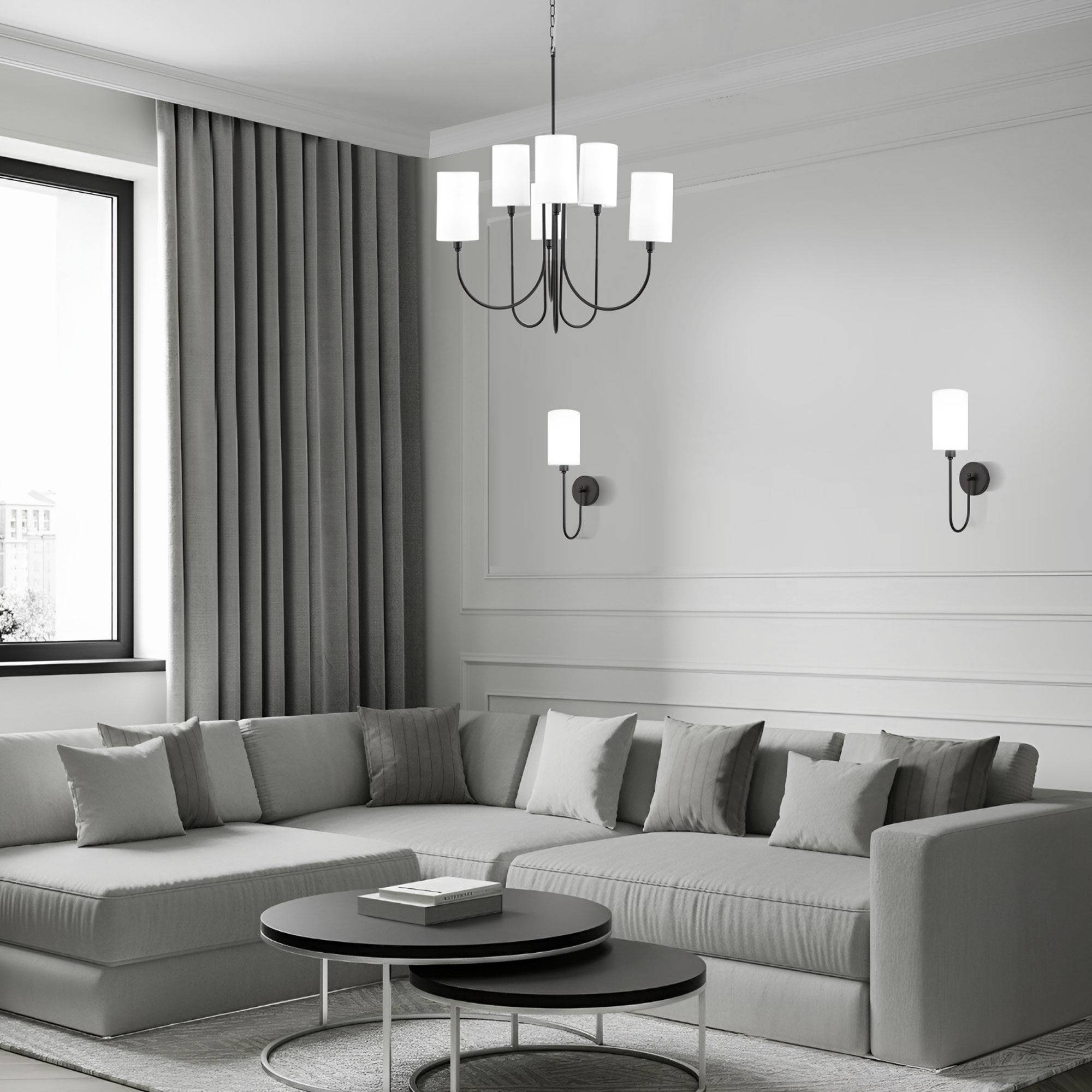 Настенный светильник Eurosvet Abbey 60164/1 черный фото 3