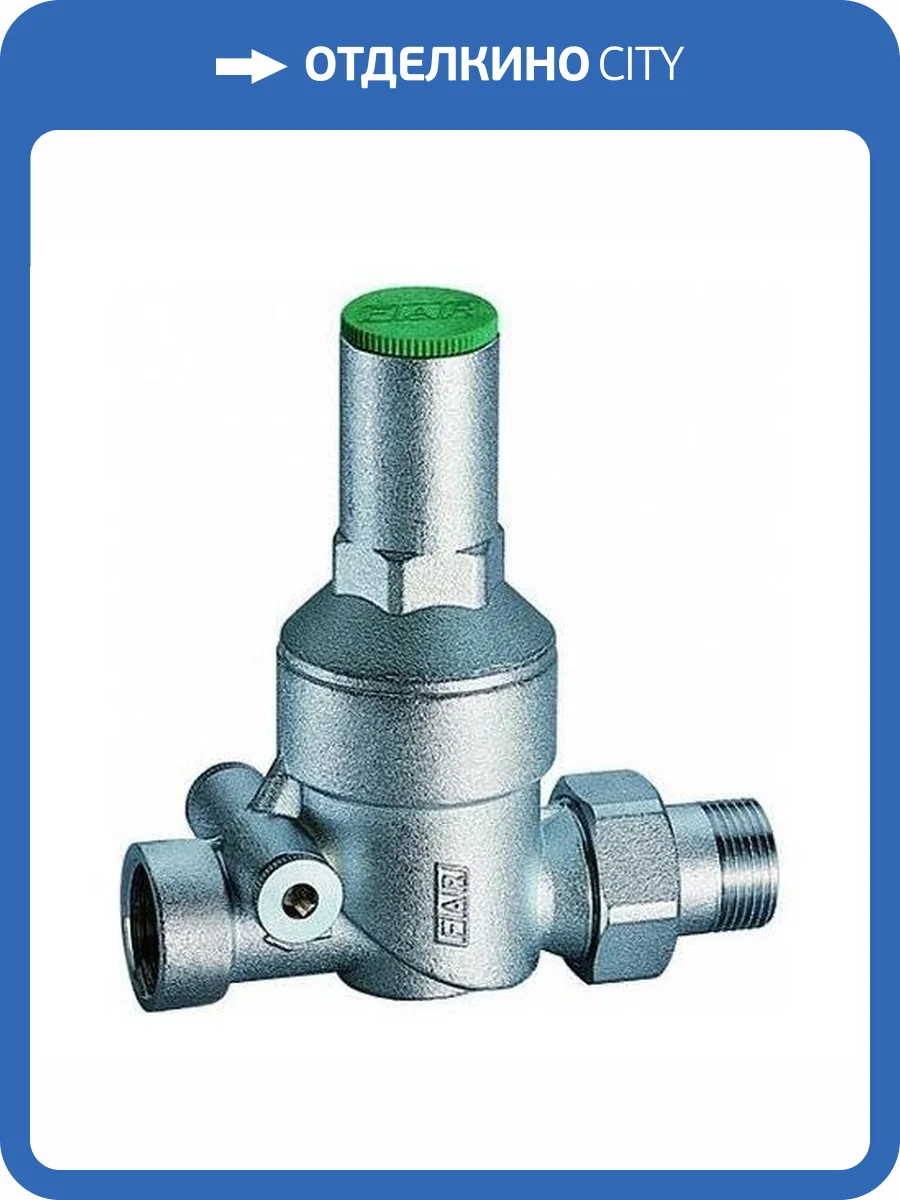 Редуктор FAR хромированный 3/4 (ВР-НР), без манометра фото 2