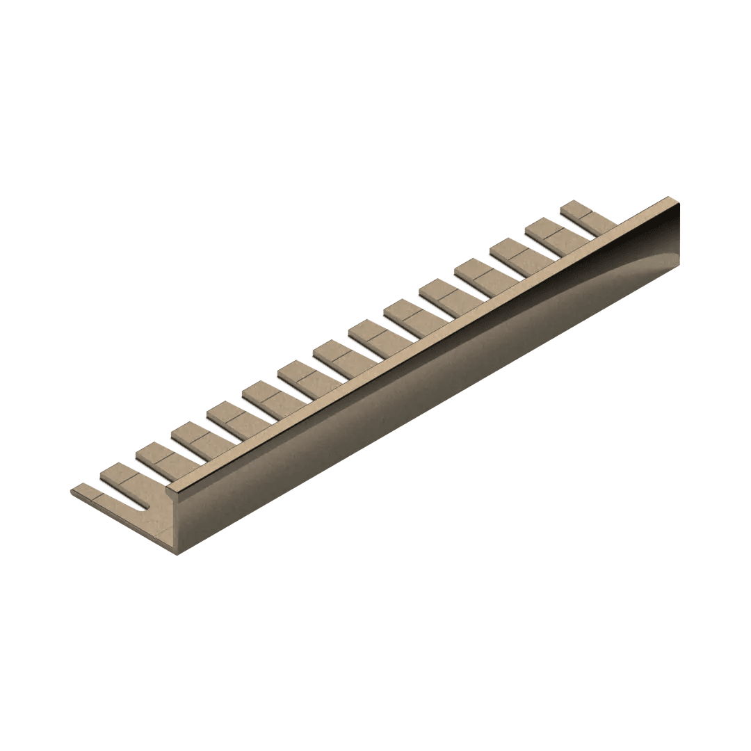 Профиль L-образный гибкий Neexy pv05-04 MG золото матовое 270x1x2.15