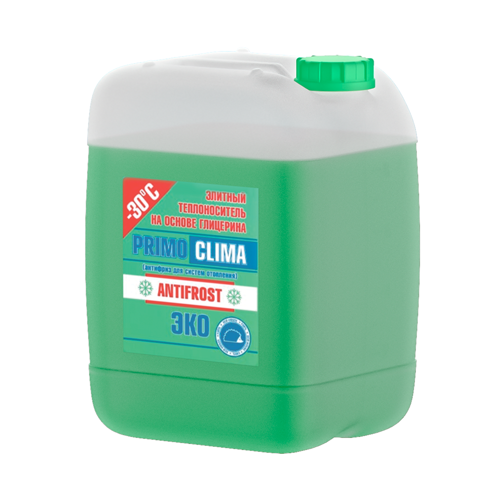 Теплоноситель Primoclima Antifrost (Глицерин) -30C ECO 20 кг, зеленый