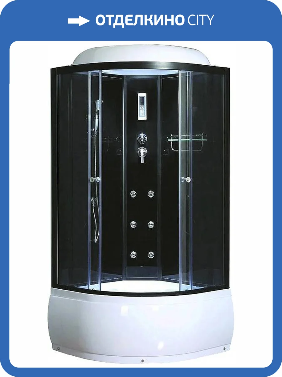 Душевая кабина Arcus AS-104 с высоким поддоном, с сиденьем фото 3