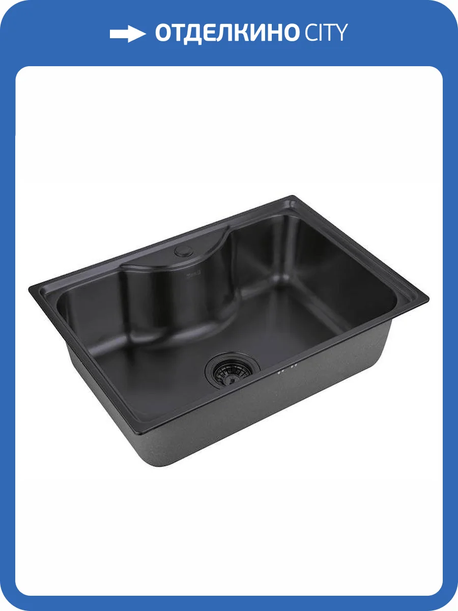 Мойка кухонная Zorg Inox SZR 6545 GRAFIT фото 3