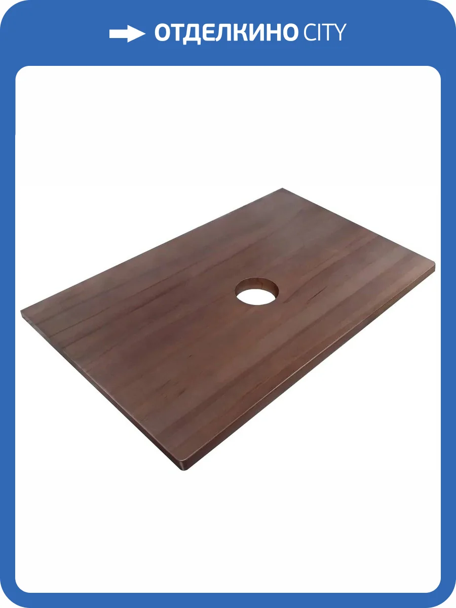 Столешница Jorno Wood 80, темное дерево фото 6