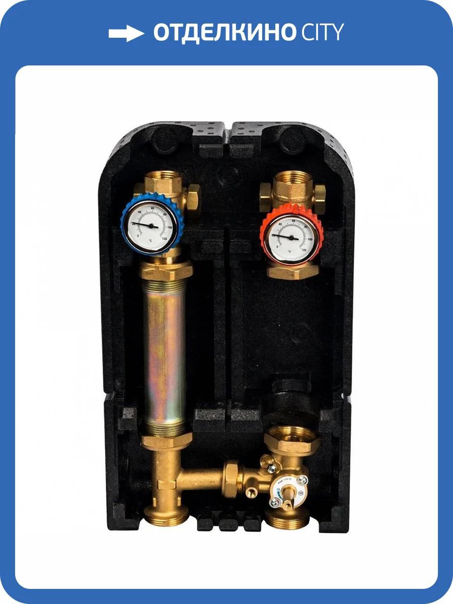 Насосная группа Stout с 3-х ходовым приводным смесителем 1 без насоса, 29 kW[DT10C], SDG-0007-002501 фото 2