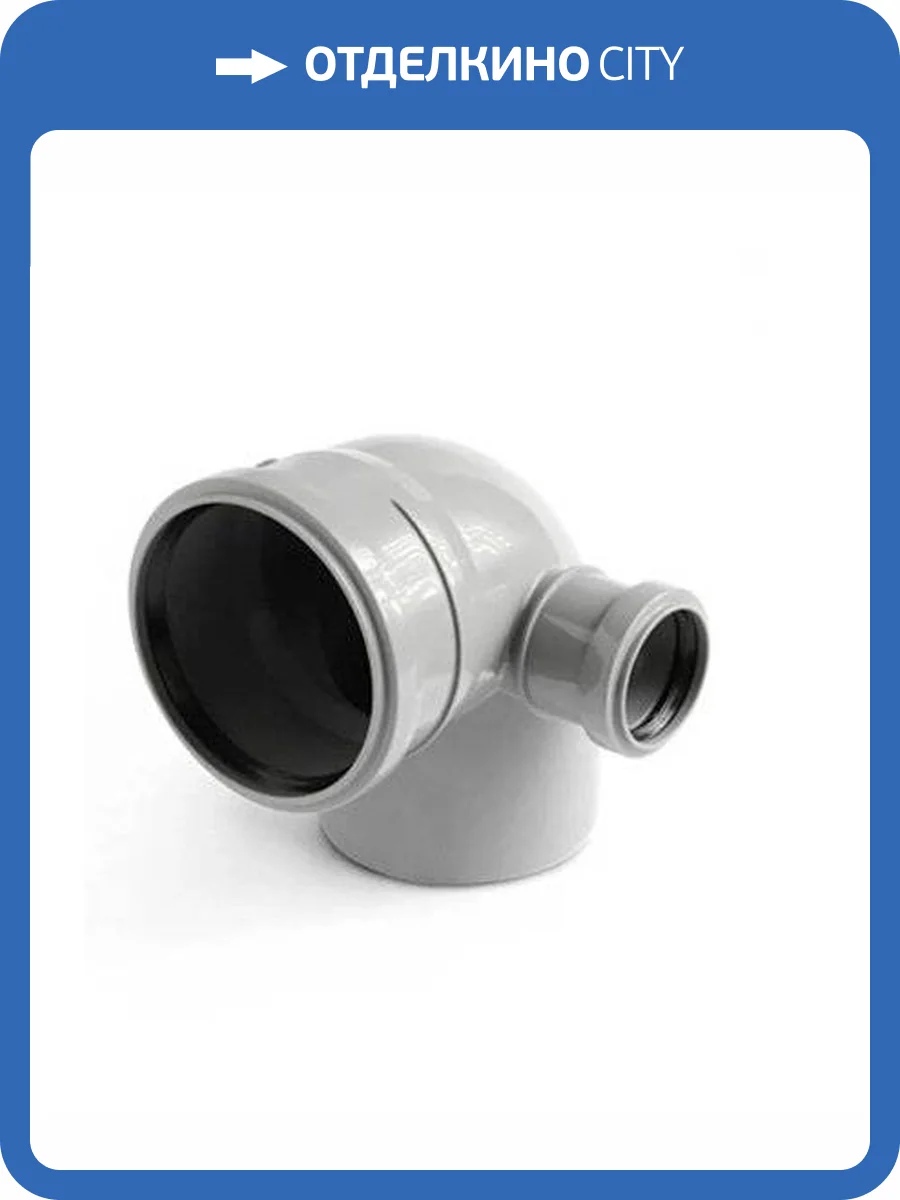 Отвод Sinikon с левым патрубком ПП *87 гр D 110 552003.R фото 2