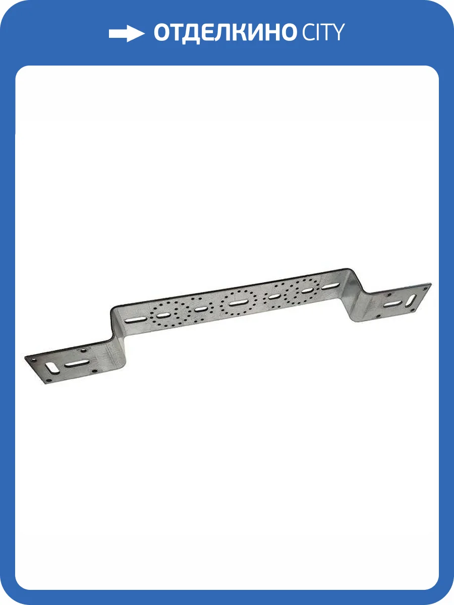 Монтажная пластина TECE усиленная из оцинкованной стали для трех настенных уголков фото 2