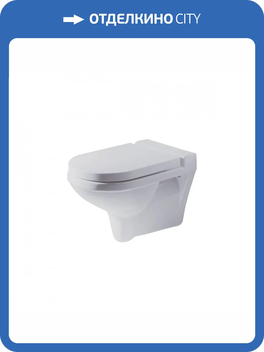 Унитаз подвесной Bravat New Moon C2166W-ENG с крышкой-сиденьем микролифт фото 3