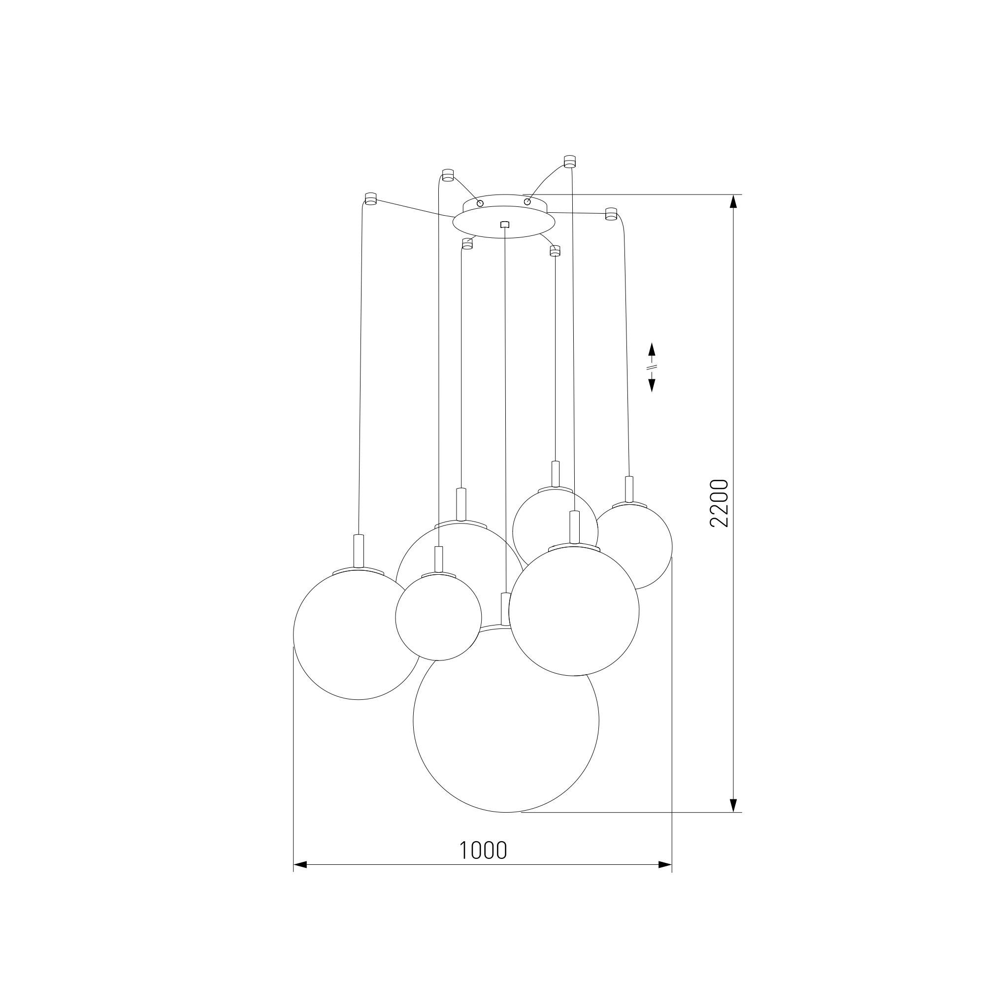 Подвесной светильник TK Lighting 4608 Cadix Gold фото 5
