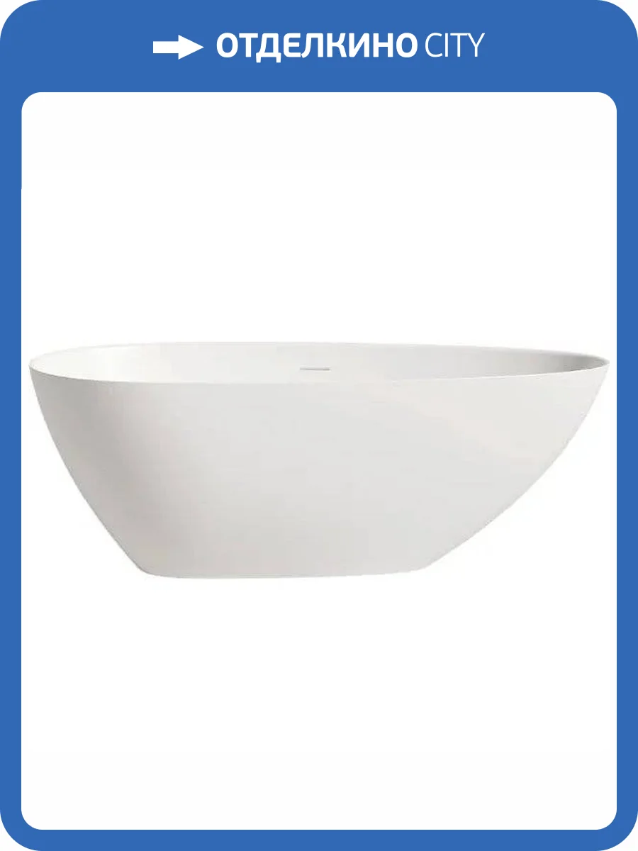 Ванна из искусственного камня Salini Paola 1015104G 172x82.5 белая глянцевая фото 5