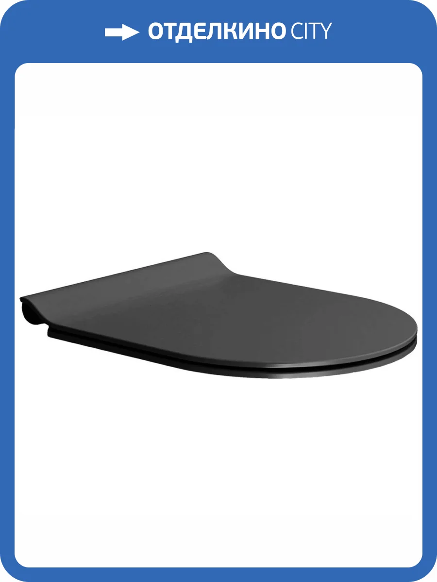 Крышка-сиденье GSI Pura MS86CSN26 с микролифтом, Ardesia фото 3