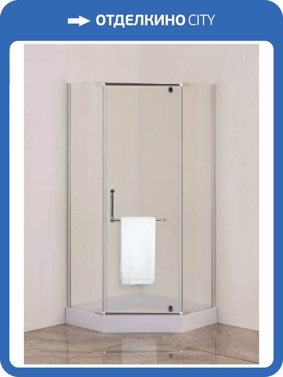 Душевой уголок Agger A03-090MCR с поддоном 86х86х210 матовый фото 4