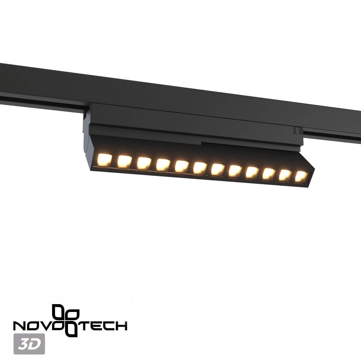Трековый линейный светодиодный светильник Novotech EOS 359736 фото 9