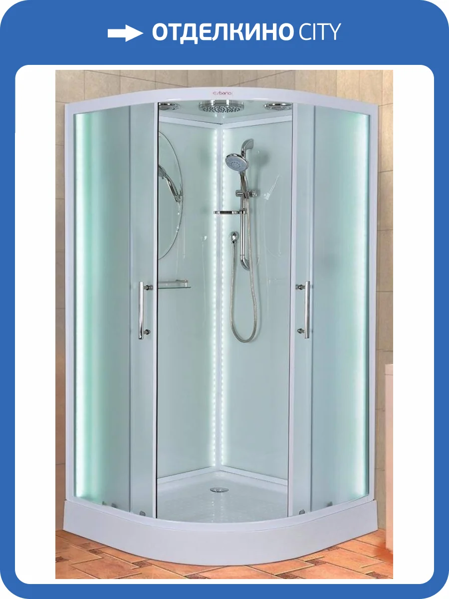 Душевая кабина Esbano Led ESKL110CR фото 2