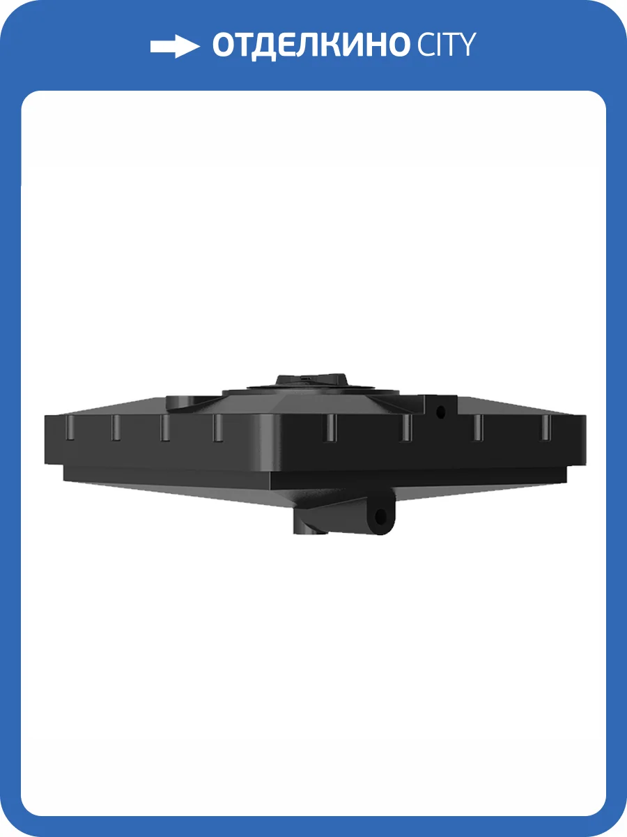 Бак для душа Aquatech 240 литров 1100x1100x380, черный фото 2