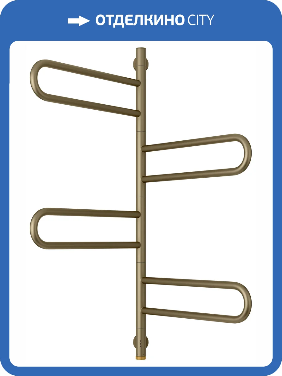 Полотенцесушитель электрический Сунержа Парео 4.0 32-0823-0978 Золотой шёлк, 97.8x53.5 фото 5