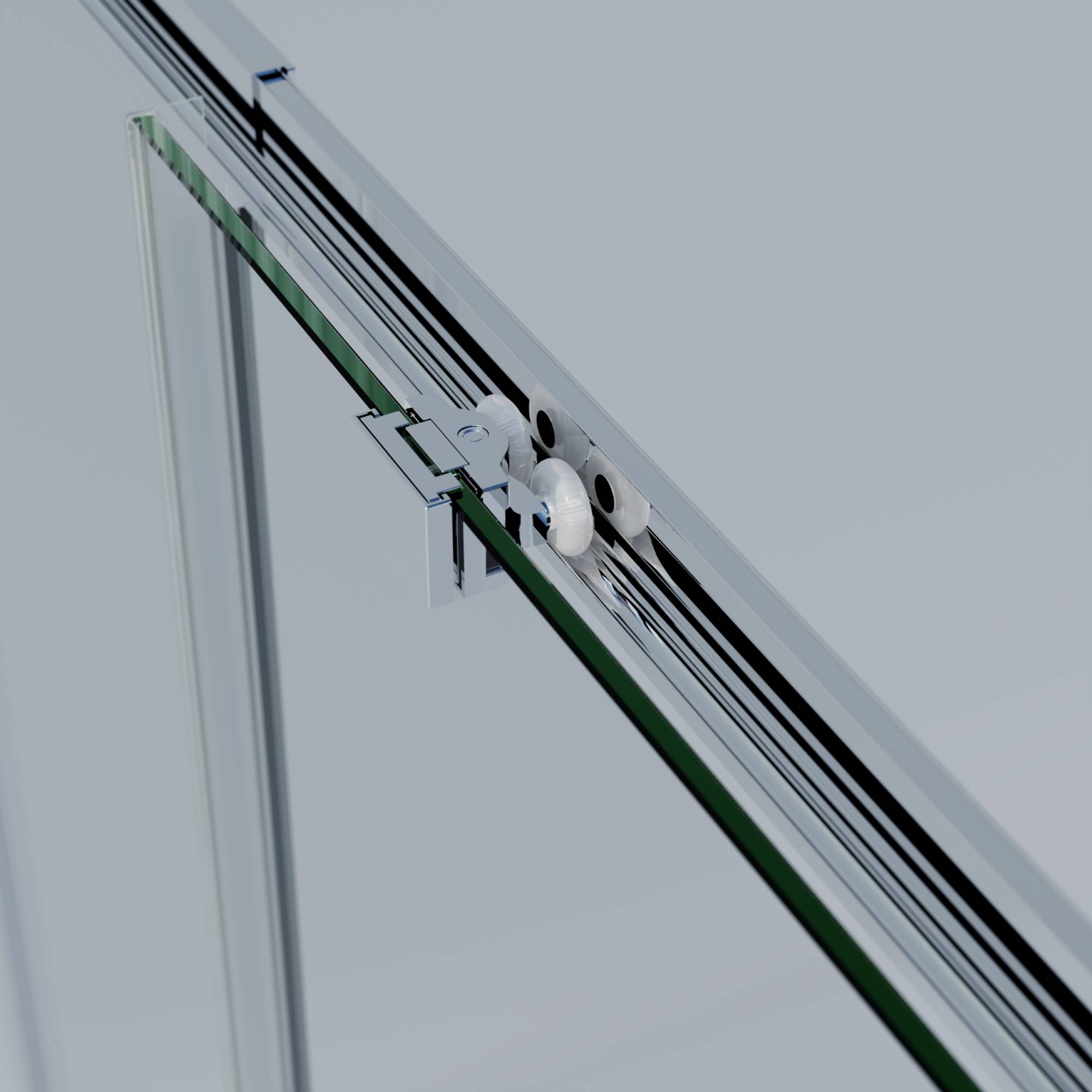 Душевой уголок Vincea Rapid-N VSS-3RN1010E10CL профиль хром, стекло прозрачное, 100x100x195 фото 5