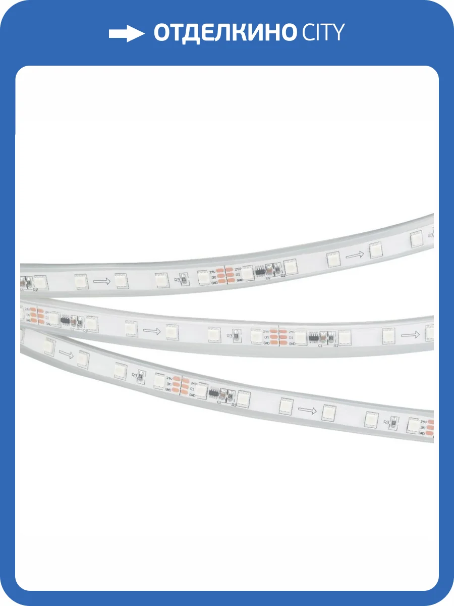 Светодиодная лента герметичная Arlight 14,4W/m 72LED/m 3535SMD разноцветный 5M SPI-P-F72-11mm 24V RGB-PX6 030484(2) фото 2