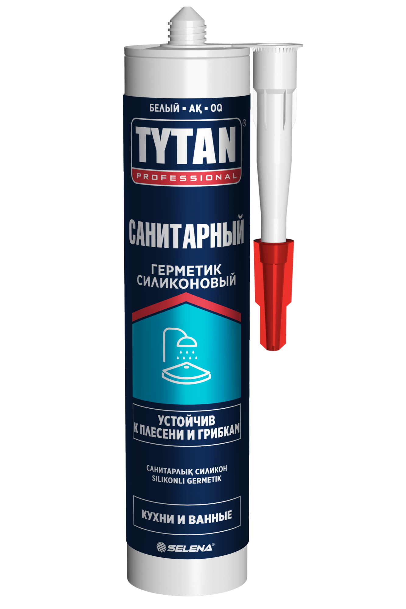 Герметик силиконовый санитарный Tytan Professional белый 280 мл