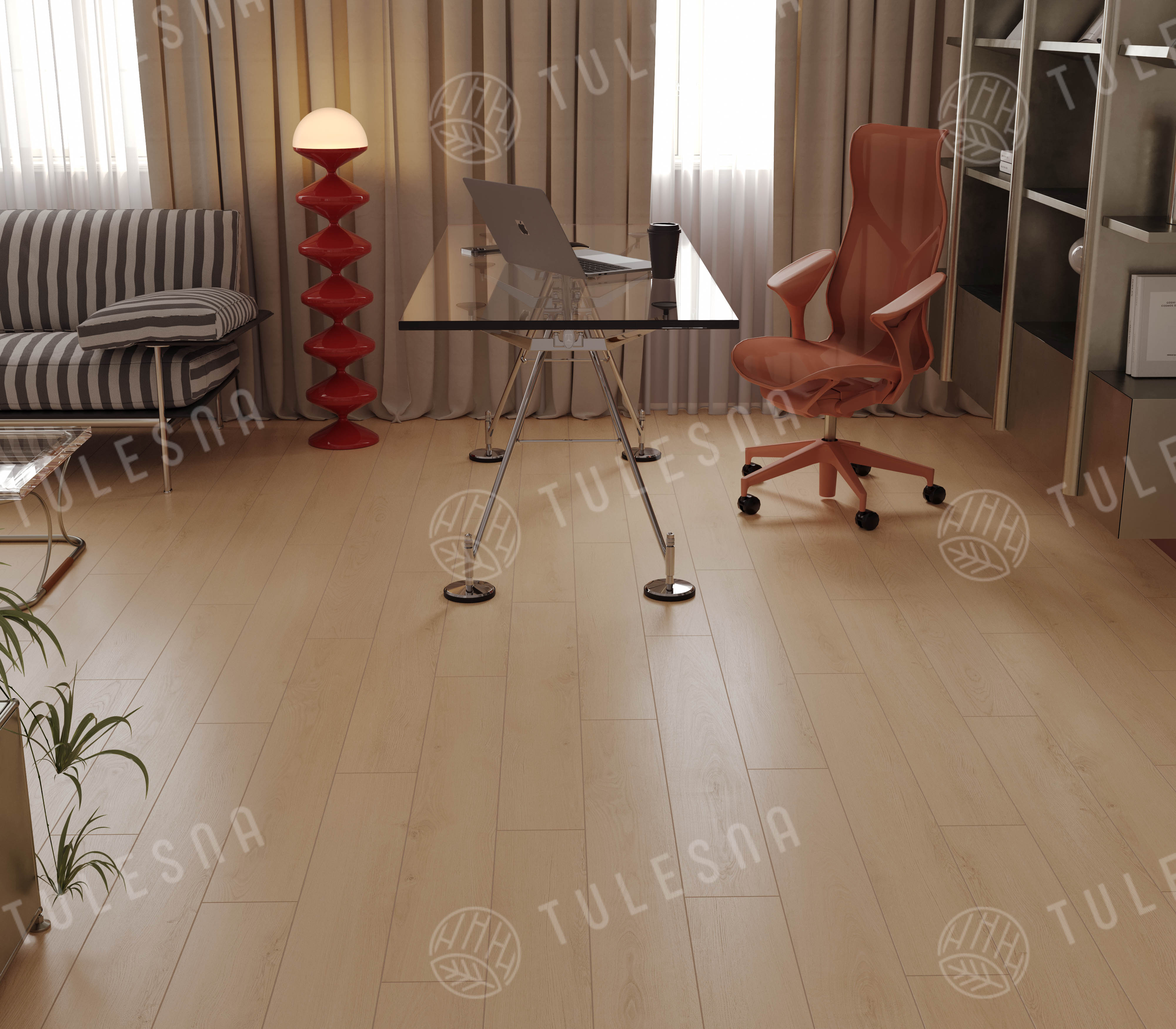 Ламинат Tulesna Селена (Selene) 8/33 4V LF501-01 Кения 1218x165 фото 2
