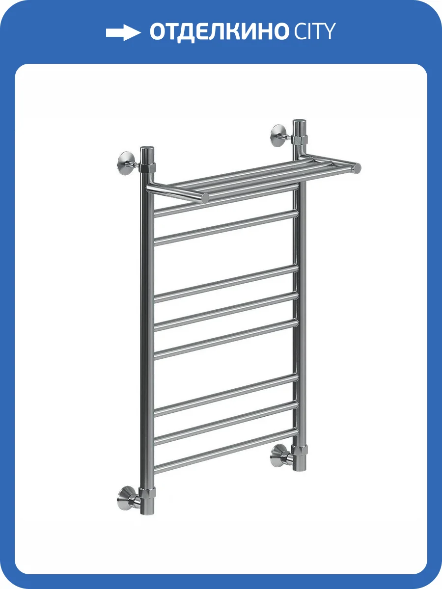 Полотенцесушитель водяной Ника Classic ЛП (Г2) ВП 80/50, хром фото 4