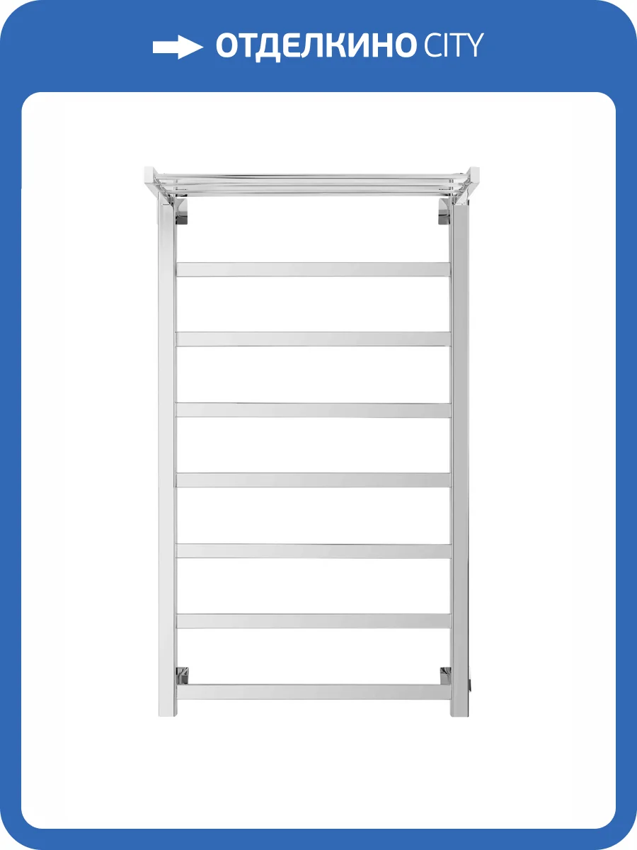 Полотенцесушитель водяной Secado Корсико 4603759400211 1 СП 100x40, хром, с комплектом подключения фото 3