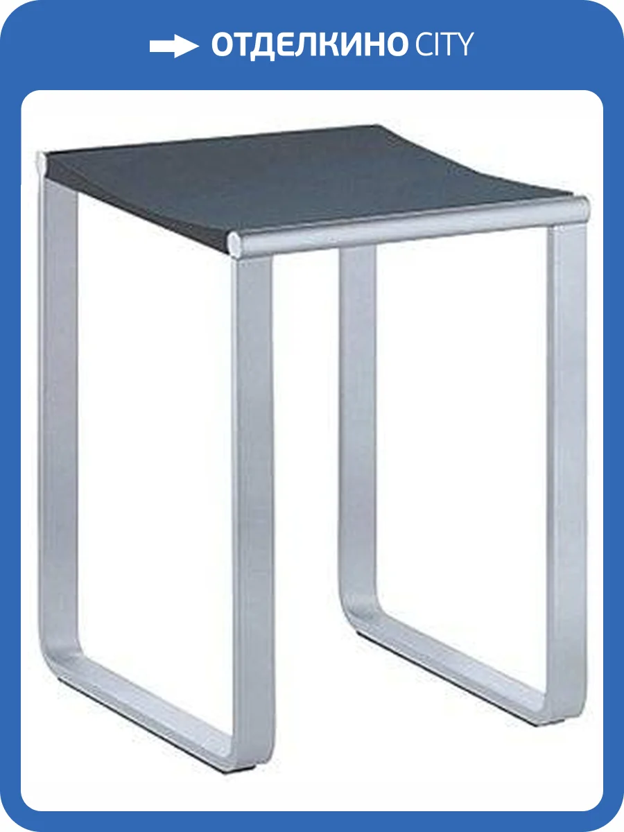 Табурет Keuco Plan 14982 хром, темно-серое фото 6