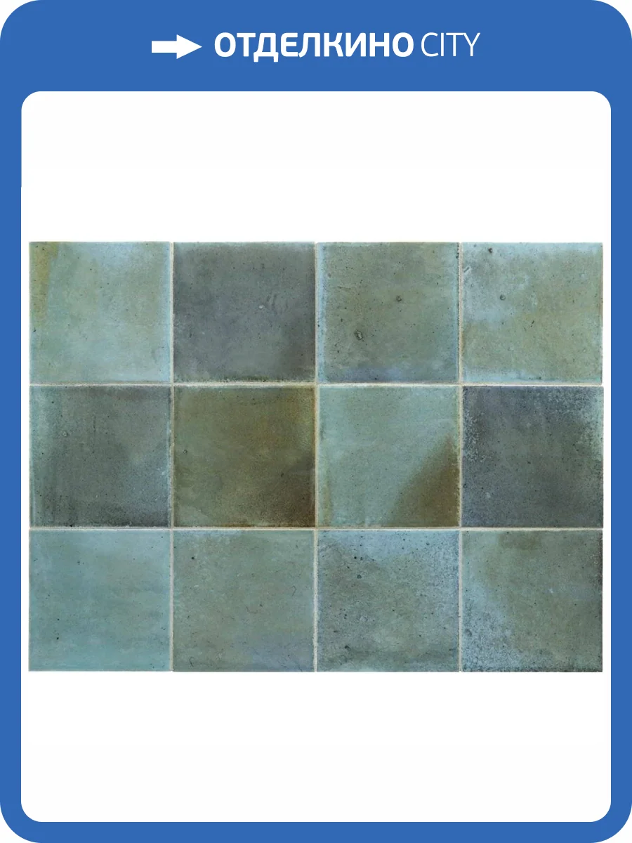 Керамическая плитка Equipe Hanoi 30017 Sky Blue 10x10 фото 9