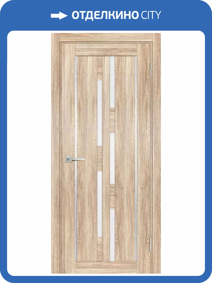 Межкомнатная дверь Profilo Porte PSL-33 полотно Сан-ремо натуральный, стекло бронза сатинат 700x2000 фото 2