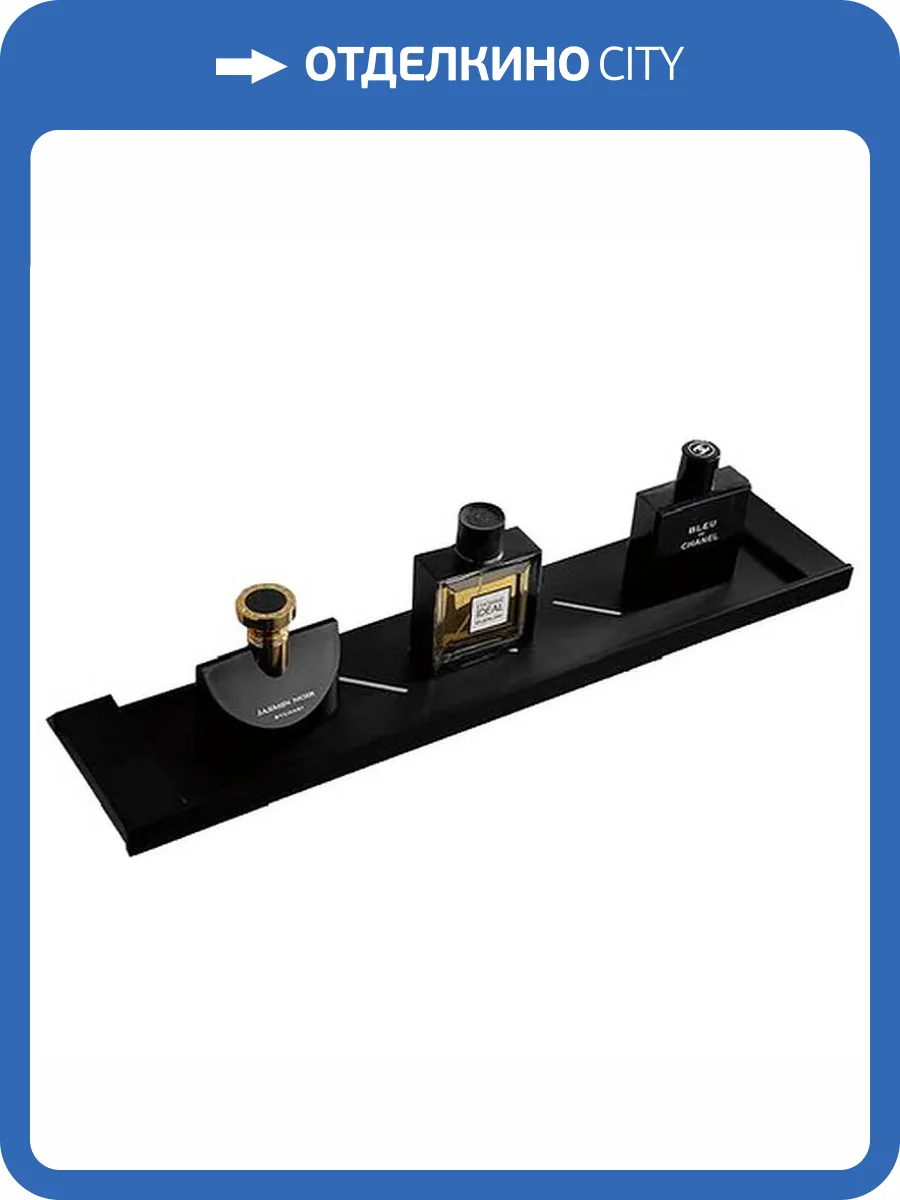 Полка Orans OLS-P7202 черный матовый фото 4