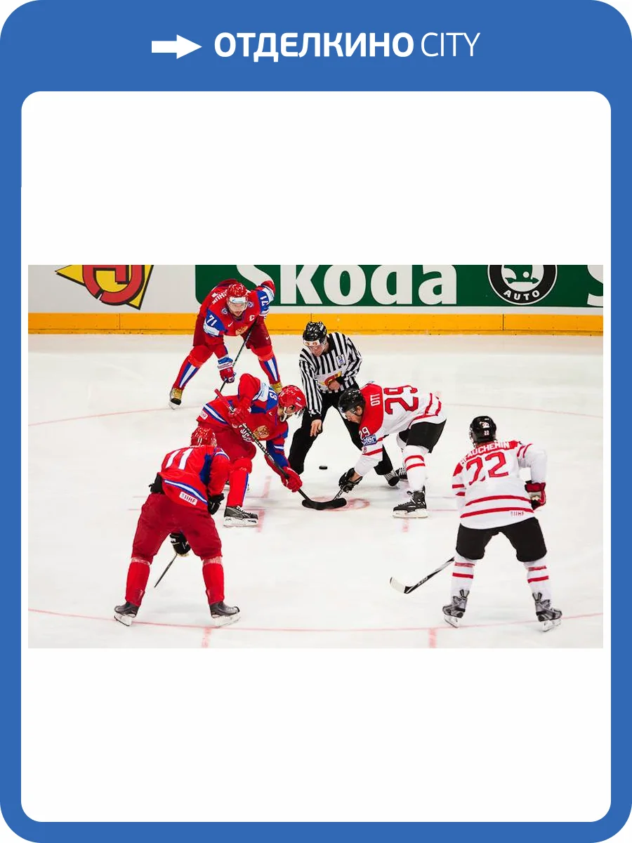 3D Фотообои Artegrafico «Хоккей» SP003 акварель фото 2