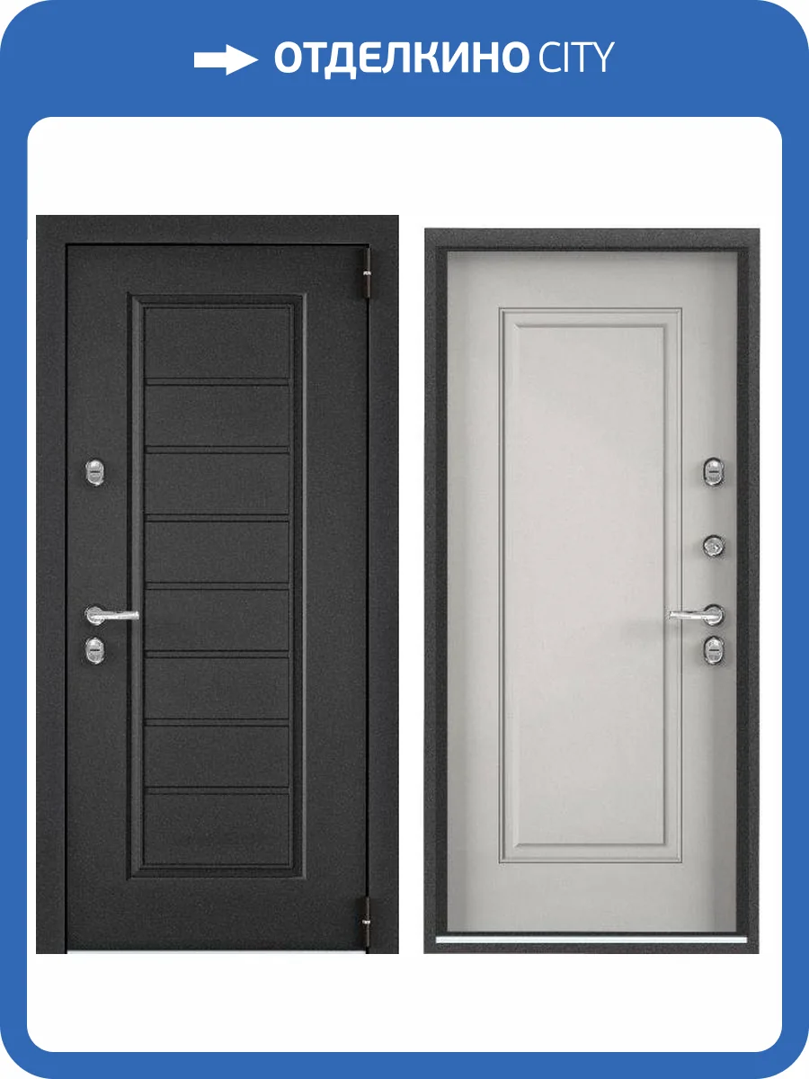 Входная стальная дверь Torex SNEGIR PRO MP 2276391 Темно-серый букле графит/ПВХ Бьянко 2000x880 фото 2