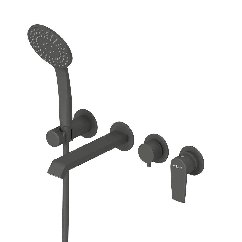 Смеситель для ванны Cezares NAUTIC-VDM3-NOP черный