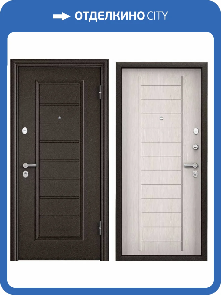 Входная стальная дверь Torex DELTA PRO MP 2477007 Букле коричневый/Лиственница белая (арт. ПВХ Лиственница белая) 2030x860 фото 2