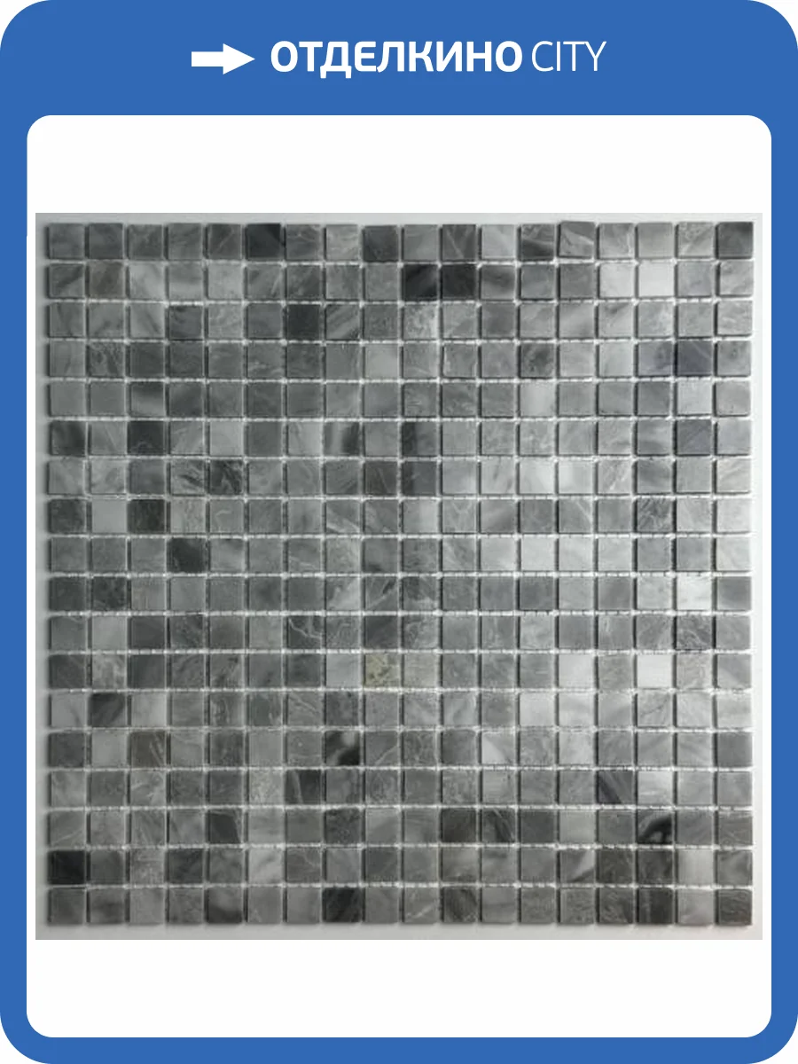 Мозаика Bonaparte Italy Grey Slim (1.5x1.5) 30.5x30.5 фото 5