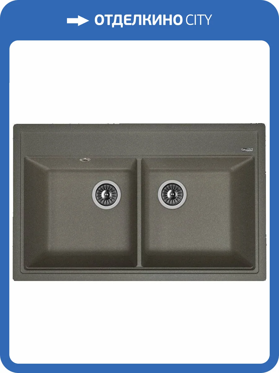 Мойка кухонная Florentina Липси 820 черная фото 4