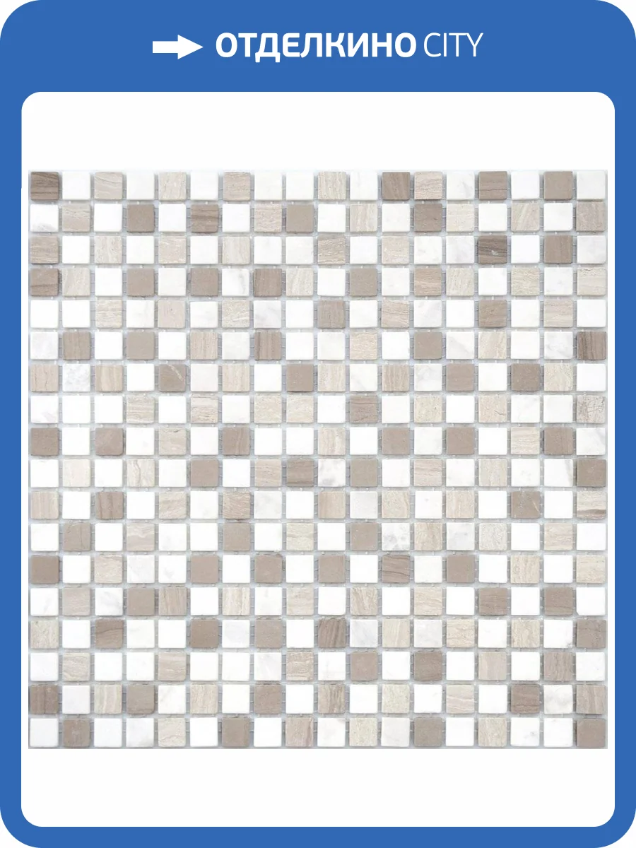 Мозаика LeeDo Pietrine 4 Pietra Mix 3 Mat (1.5x1.5) 30.5x30.5 фото 3