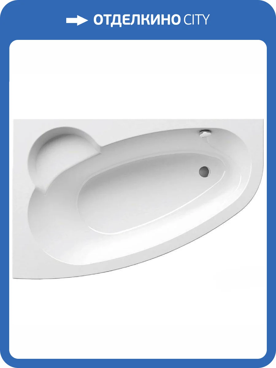 Акриловая ванна Ravak Asymmetric 160x105 левая, с ножками фото 6